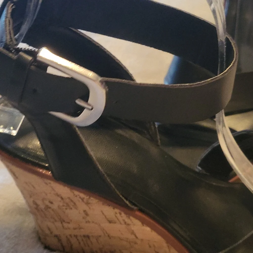A New Day Strappy Wedge Sandals